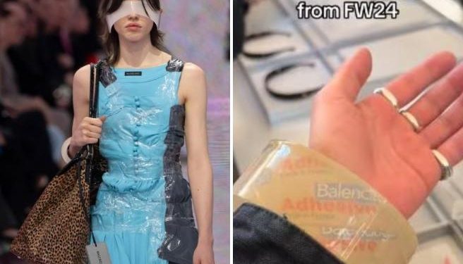 Balenciaga lancia il bracciale di nastro adesivo da 3 mila euro