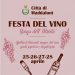 Dal 25 al 28 aprile, torna la “Festa del vino”: il programma