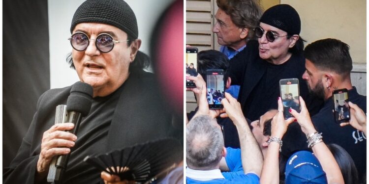 Renato Zero visita Fondazione Foqus ai Quartieri Spagnoli