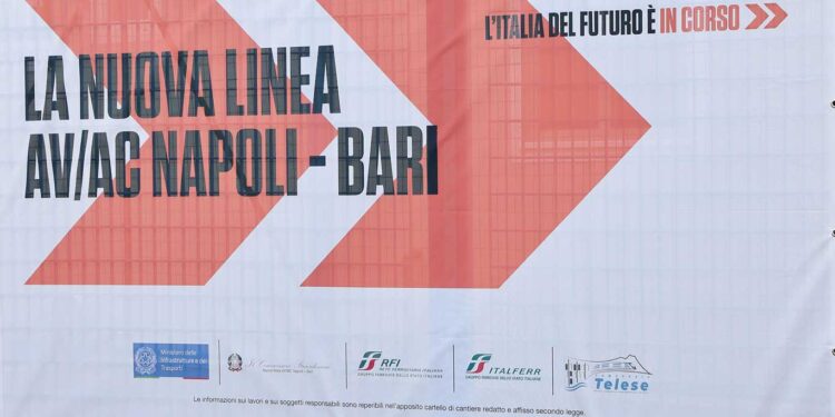 Ferrovie dello Stato assume personale per lavori alta velocità Napoli – Bari
