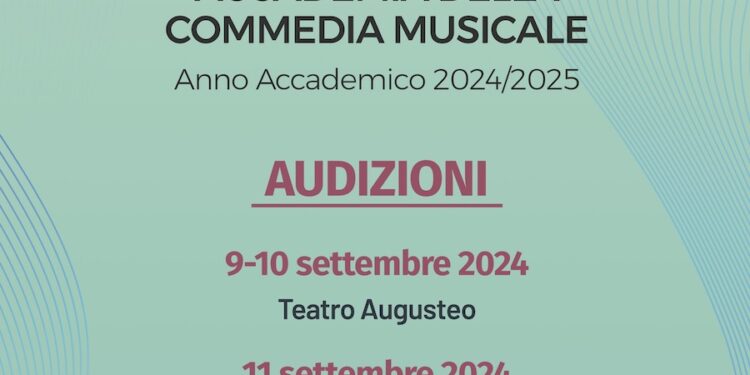 Accademia Augusteo 2024//25, al via le audizioni