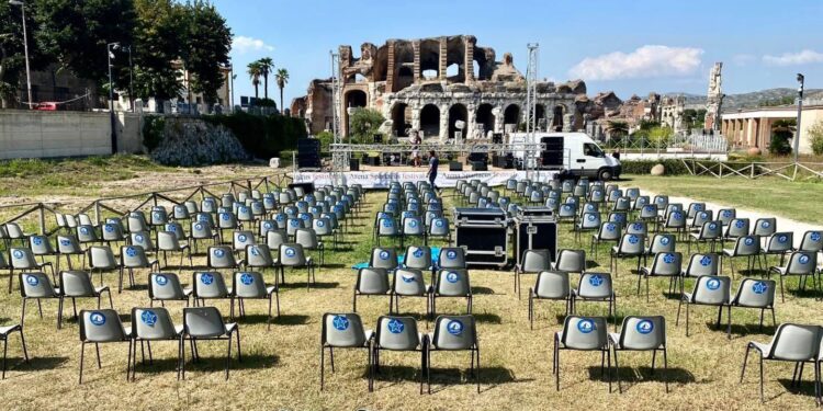 Fino al 31 Luglio all’Anfiteatro Campano di Santa Maria Capua Vetere ritorna la rassegna dedicata a “Mito, suoni e visioni”