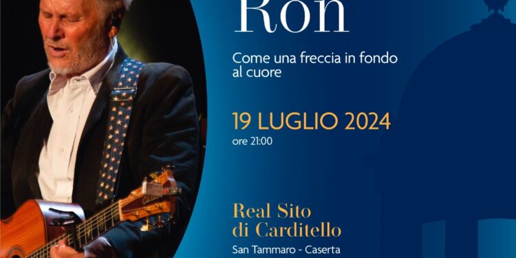Carditello Festival 2024: venerdì 19 luglio Ron in concerto