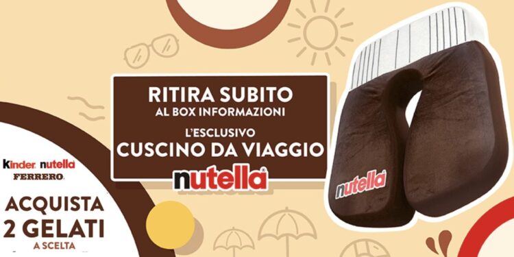 Nutella regala il cuscino da viaggio: ecco come riceverlo