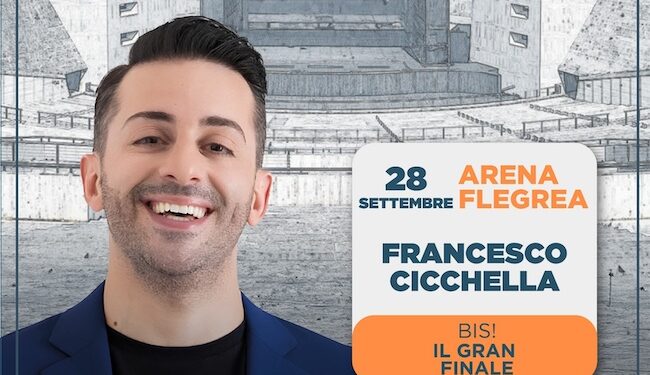 Quadrifoglio in arena: sabato 28 settembre, Cicchella chiude la rassegna con “BIS! Il gran finale”