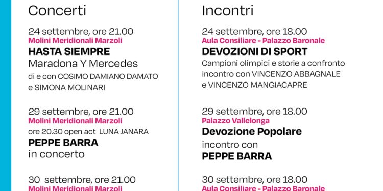 Devozioni Festival: martedì 24 settembre, a Torre del Grego al via la III edizione