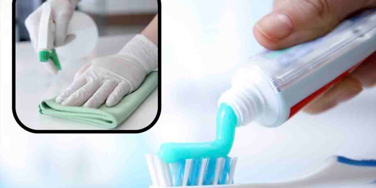 Come e quando utilizzare il dentifricio nelle pulizie domestiche