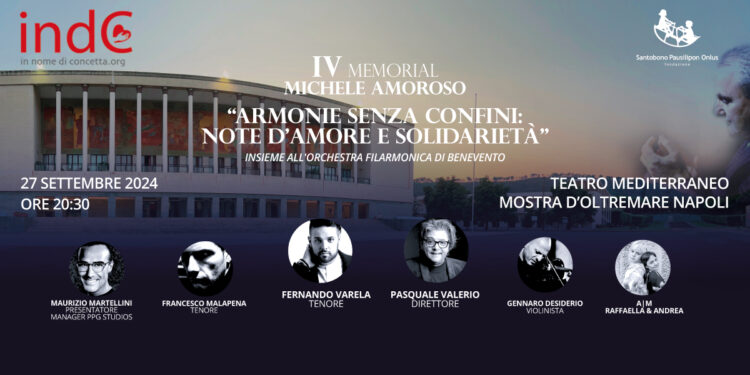 Memorial Michele Amoroso: note d’amore e solidarietà al Teatro Mediterraneo di Napoli