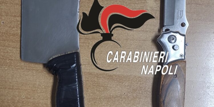 Pollena Trocchia: 14enne armato di mannaia, 4 minori denunciati dai carabinieri