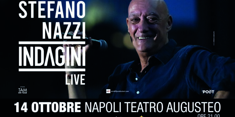 Lunedì 14 ottobre, al teatro Augusteo, Stefano Nazzi con le sue “Indagini Live”