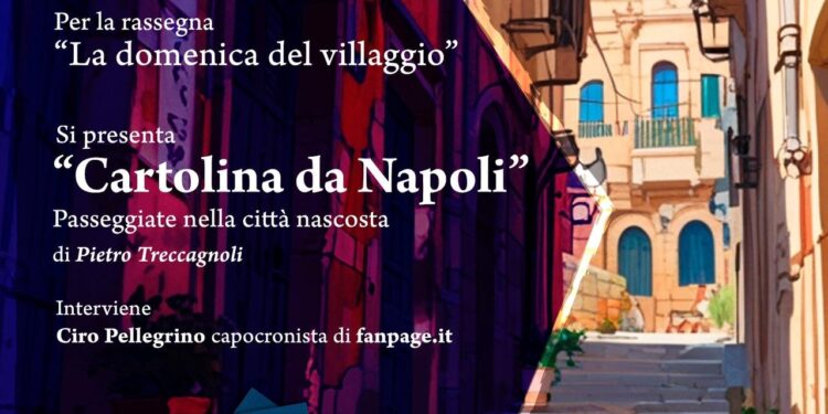 “Cartolina da Napoli”, Pietro Treccagnoli presenta il suo ultimo libro da “ScottoJonno”