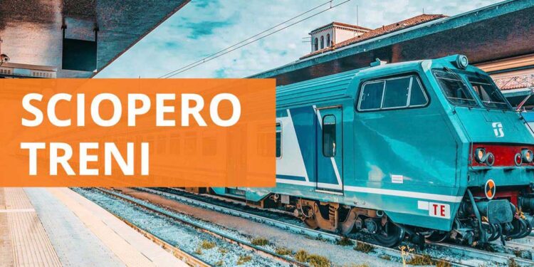 Sciopero nazionale dei treni di 24 ore, da sabato 12 a domenica 13 ottobre: tratte e orari garantiti