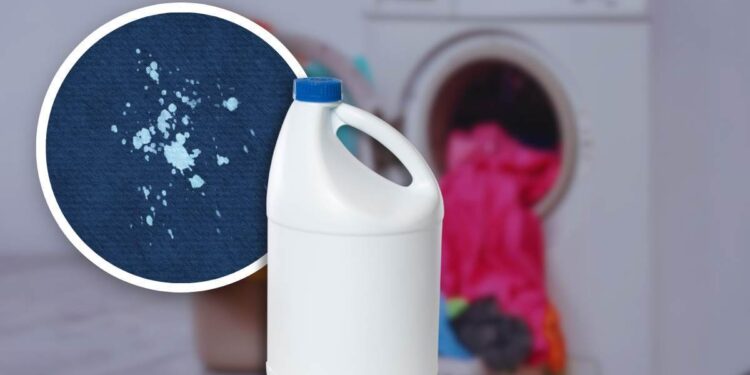 Come togliere le macchie di candeggina dai tessuti