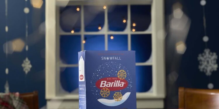 Barilla lancia la pasta a forma di fiocco di neve in edizione limitata