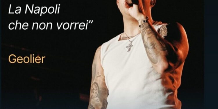 Geolier: “Facili omicidi, la Napoli che non vorrei” e la citazione di un verso di una sua hit