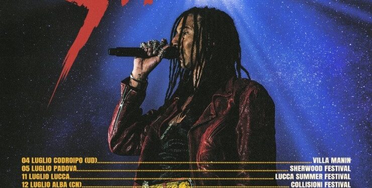 Ghali Summer Tour 2025: unica tappa in Campania il 26 luglio all’Arena dei Pini di Baia Domizia