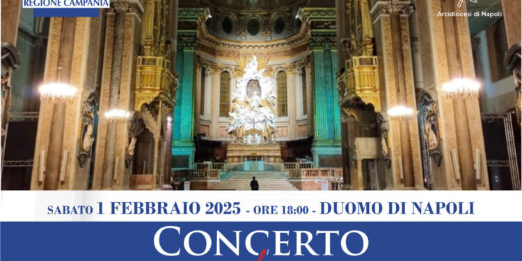 Sabato 1° febbraio, il Duomo di Napoli ospita il “Concerto per la pace”