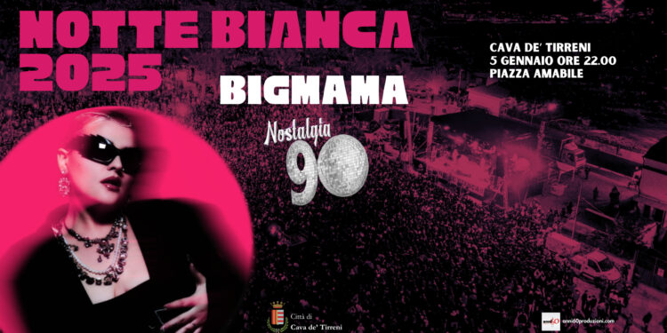 Domenica 5 gennaio, Notte Bianca 2025 a Cava de’ Tirreni