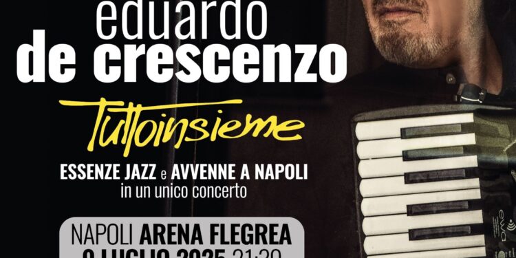 Eduardo De Crescenzo annuncia uno speciale concerto all’Arena Flegrea di Napoli