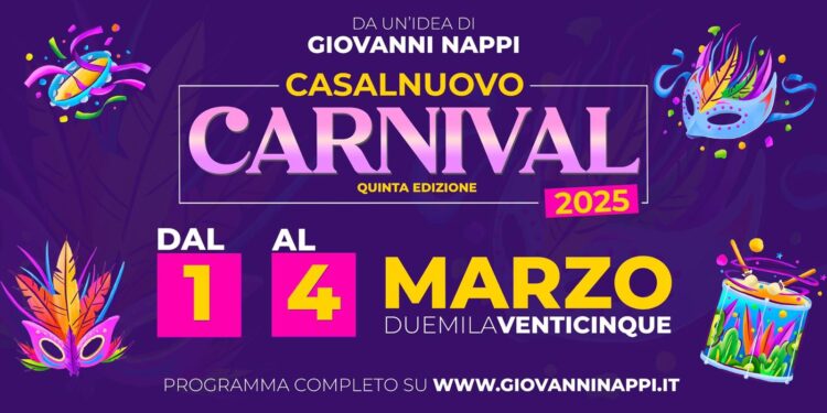 Casalnuovo: al via la V edizione del Carnevale
