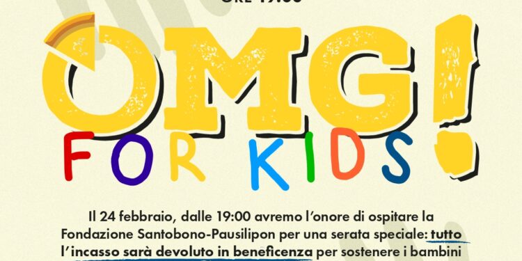 OMG! for Kids: una pizza per i piccoli pazienti oncologici napoletani