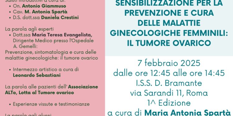 Tumore ovarico, la prevenzione entra a scuola: ALTo incontra gli studenti