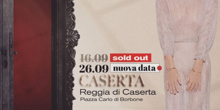Giorgia raddoppia i concerti alla Reggia di Caserta: nuova data il 26 settembre
