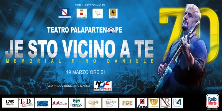 Pino Daniele: mercoledì 19 marzo evento al Palapartenope