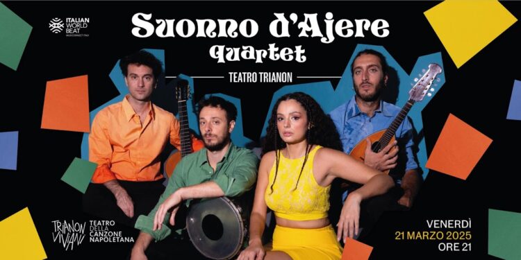 Venerdì 21 marzo, al Trianon Viviani, il concerto dei Suonno d’Ajere