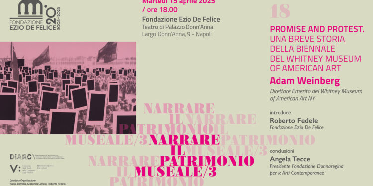 Martedì 15 aprile, a Palazzo Donn’Anna, il Direttore Emerito del Whitney Museum of American Art NY