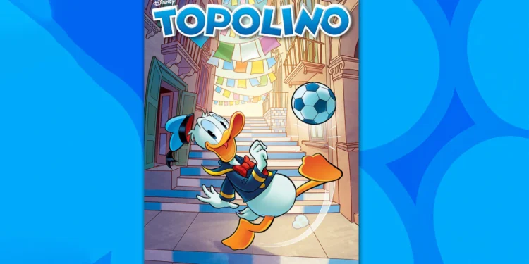 Topolino celebra Napoli e il calcio con una cover speciale al Comicon 2025