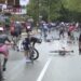 Maxi caduta al Giro d’Italia: tappa neutralizzata a causa dell’asfalto bagnato 