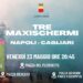 Napoli-Cagliari, disposto l’allestimento di tre maxischermi in città