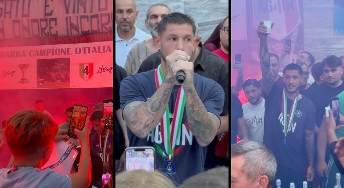 Barra festeggia il suo campione d’Italia Pasquale Mazzocchi