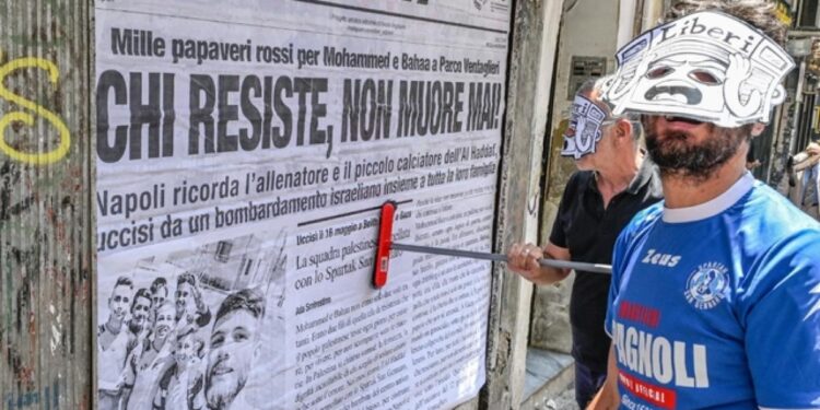 Allenatore e giocatore fratelli uccisi a Gaza: torneo e flash‑mob a Napoli in loro ricordo