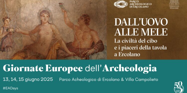 Dal 13 al 15 giugno, il Parco Archeologico di Ercolano celebra le Giornate Europee dell’archeologia