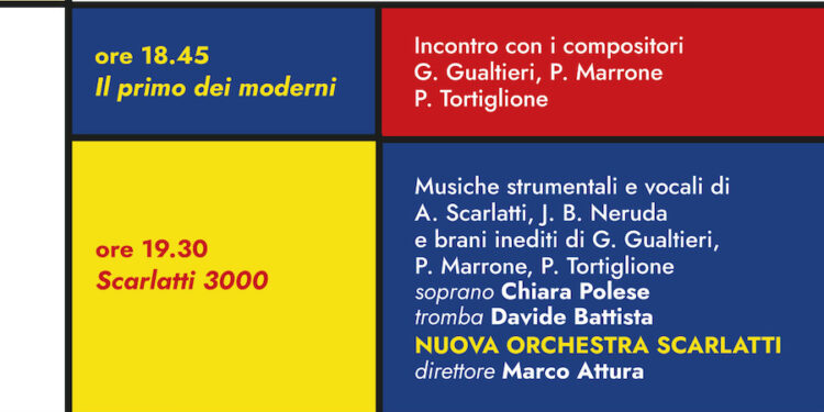 Nuova Orchestra Scarlatti: sabato 12 luglio Concerto “Scarlatti 3000”