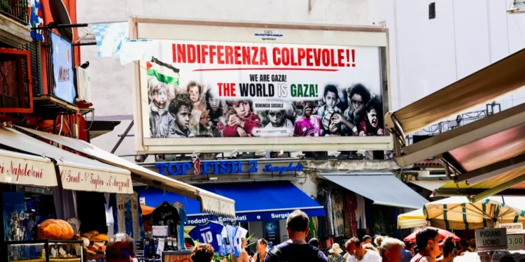 “Indifferenza colpevole”: Napoli si fa megafono della Palestina