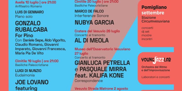 Pomigliano Jazz compie 30 anni: al via il 10 luglio la XXX edizione con l’omaggio a Pino Daniele