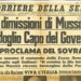 25 luglio 1943: la notte in cui cadde il fascismo