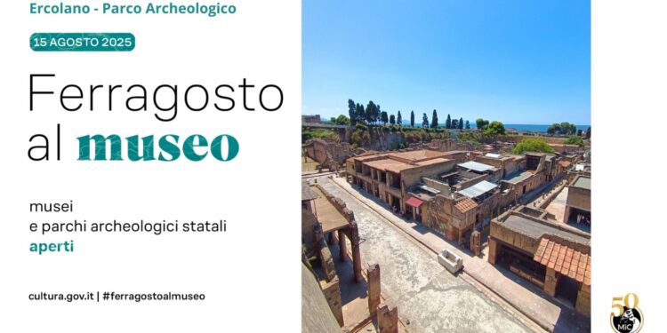 Ferragosto al Parco Archeologico di Ercolano, dal 26 agosto nuove aperture serali