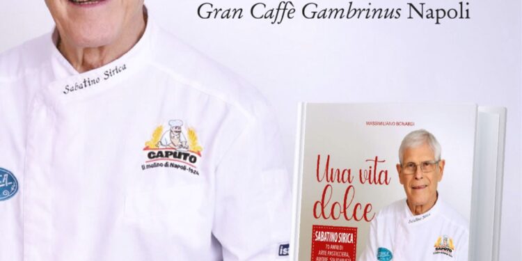1^ ottobre al Gambrinus: Sabatino Sirica presenta il suo libro e festeggia 70 anni da pasticciere