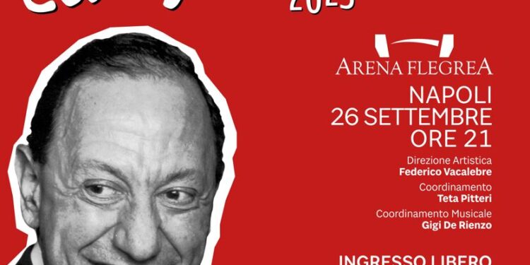 Venerdì 26 settembre, all’arena Flegrea, torna il “Premio Carosone”