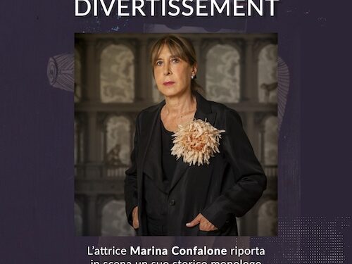 Chiusura in grande stile per visionnaire25 con Marina Confalone in “Raccionepeccui” di Giuseppe Bertolucci