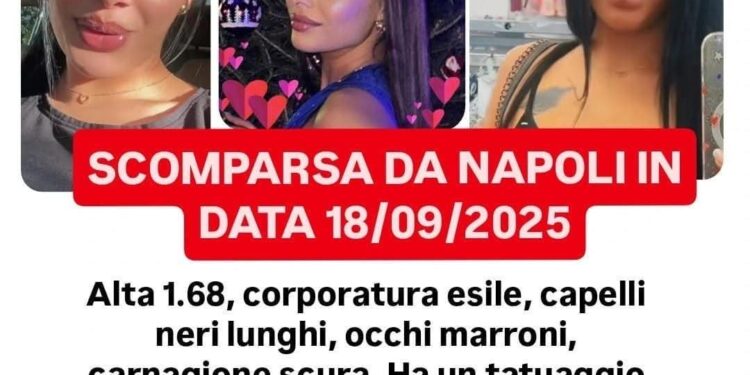 Napoli, scomparsa la 25enne Geanina Tinca: l’appello dei familiari