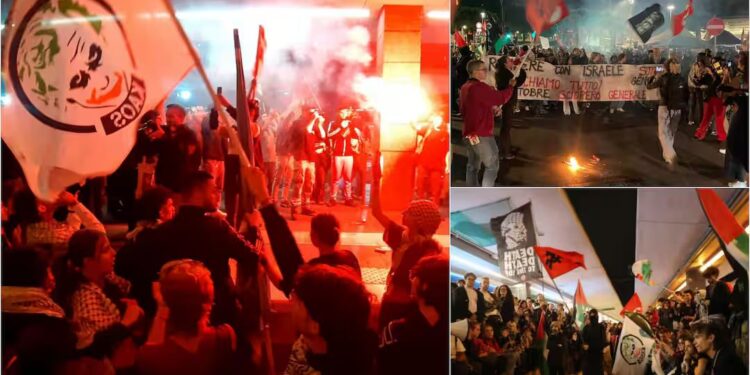 Mobilitazioni in tutta Italia dopo l’abbordaggio della Flotilla: cortei e scioperi