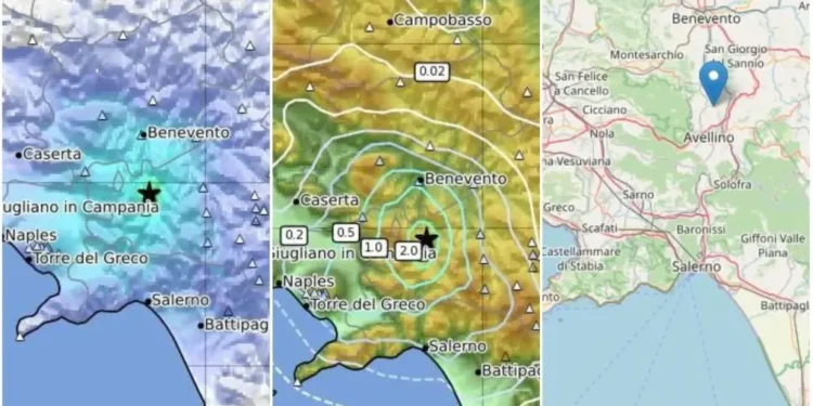 Sciame sismico in Irpinia: scosse fino a magnitudo 3.1, evacuate scuole a Montefredane