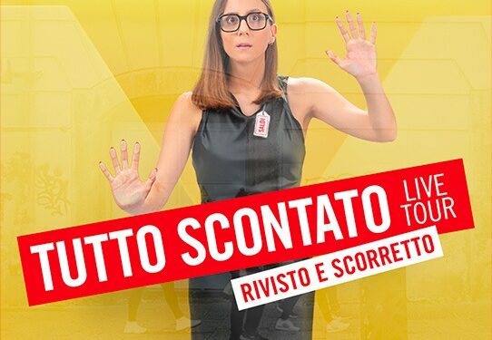 Dal 20 al 23 novembre, al teatro Cilea, Aurora Leone con lo spettacolo “Tutto scontato – rivisto e scorretto”