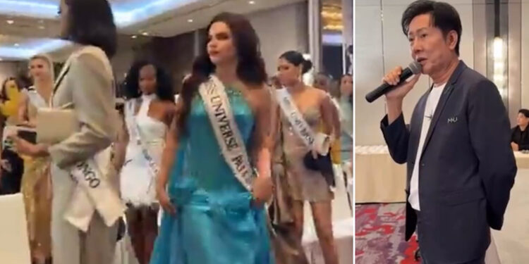 Scandalo al Miss Universe 2025: il diretto­re umilia la rappresentante del Messico, le altre concorrenti abbandonano l’evento