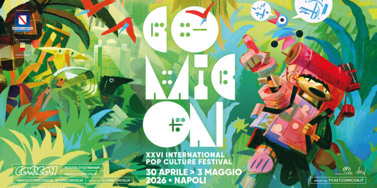 COMICON Napoli 2026: annunciati i primi ospiti internazionali
